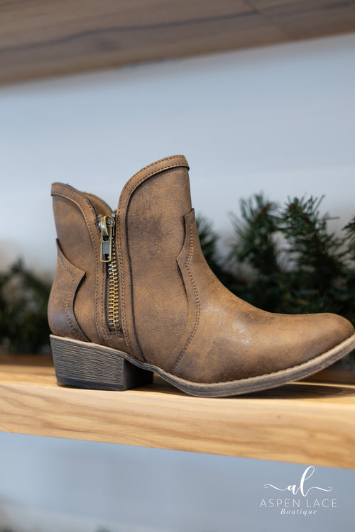 Evie 2 Booties (Tan)