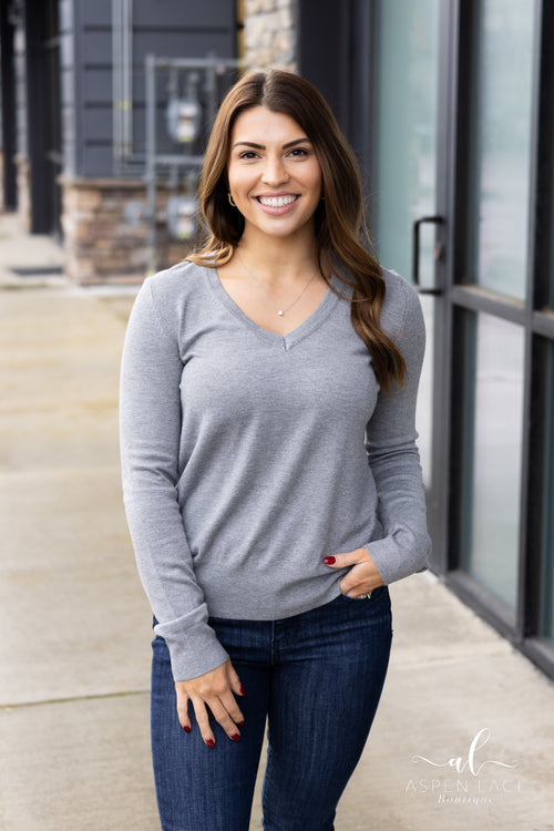 Kary Sweater (Heather Grey)