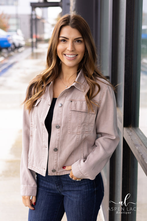 Meyora Tencel Jacket (Mauve)