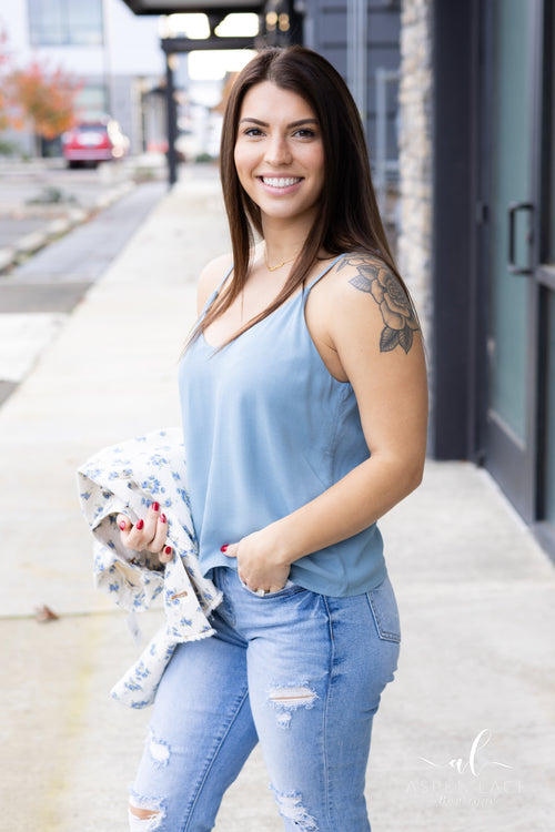 Grace Tank (Blue Grey)