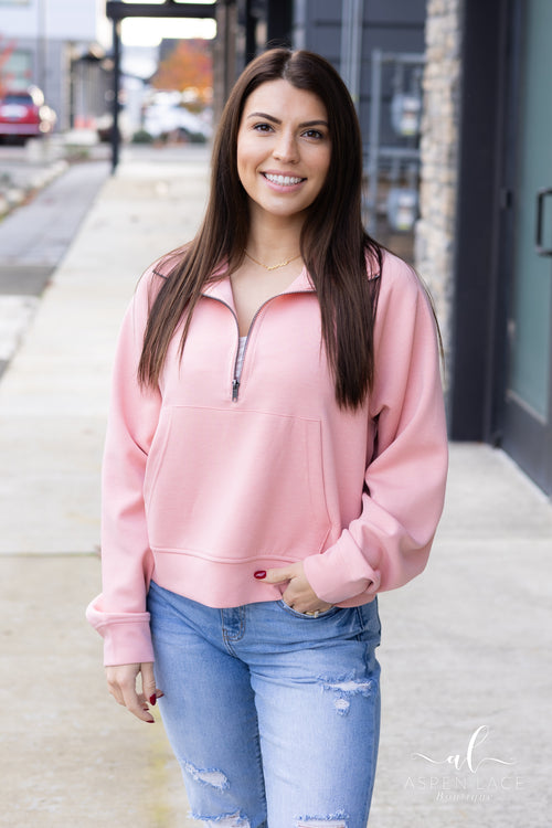 Maya Scuba HalfZip (Tan Rose)