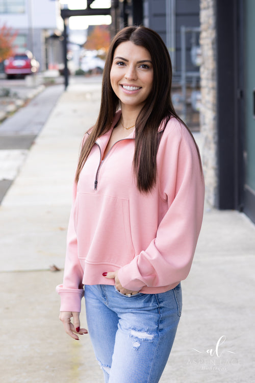 Maya Scuba HalfZip (Tan Rose)