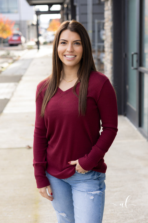 Sonida Top (Burgundy)