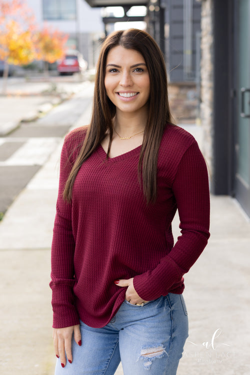 Sonida Top (Burgundy)