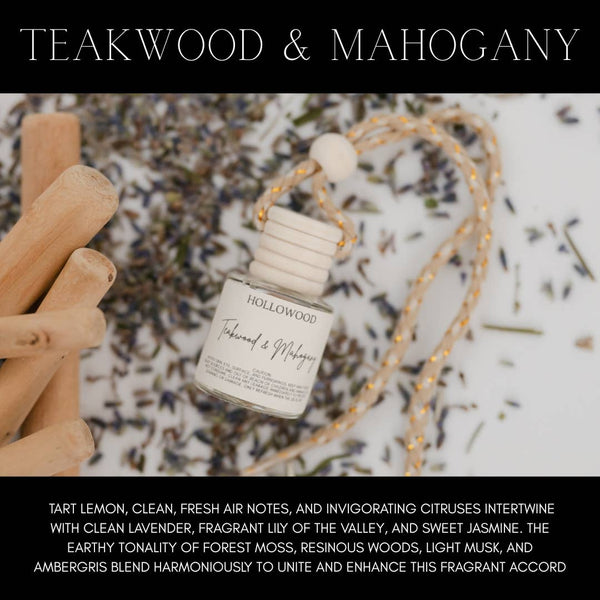 Car Diffuser (Teakwood & Mahogany) – Aspen Lace Boutique