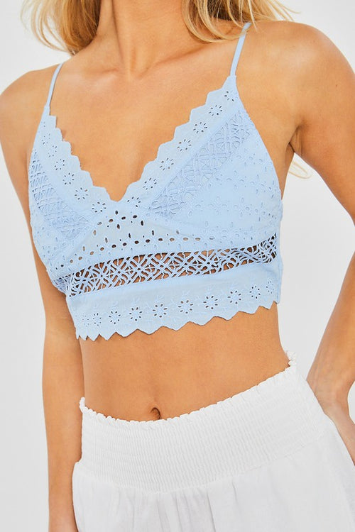 Lisa Bralette (Sky Blue)