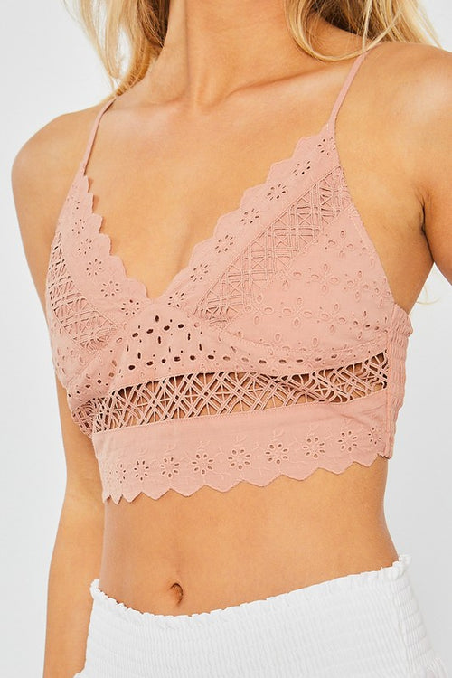 Lisa Bralette (Terra Pink)