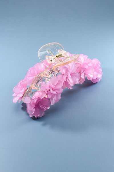 Lucy Floral Claw Clip (Lavender)