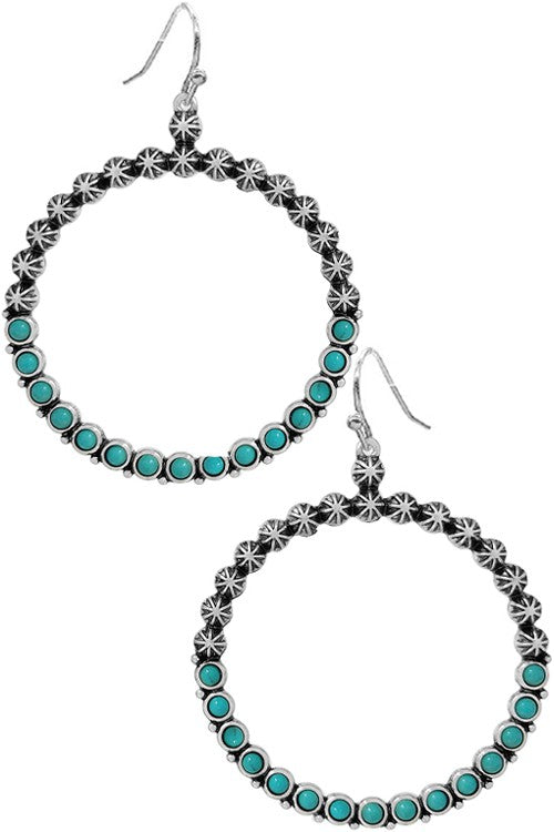 Kandice Earrings (Turquoise)