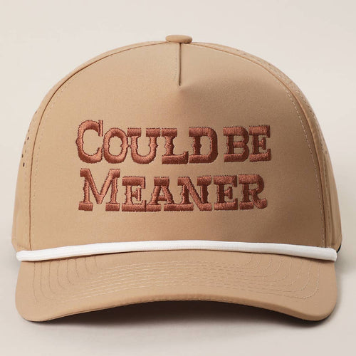 Could Be Meaner Trucker Hat (Sand)