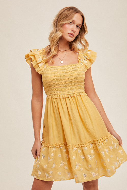 Bryn Dress (Mustard)