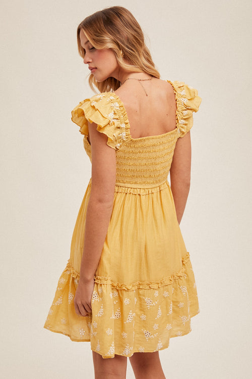 Bryn Dress (Mustard)