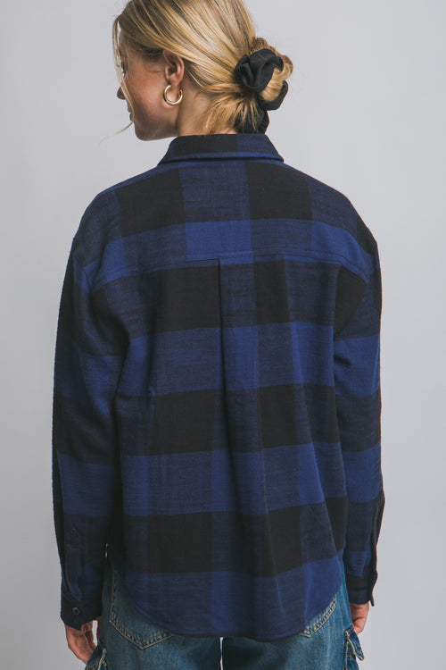 Carna Flannel (Navy)