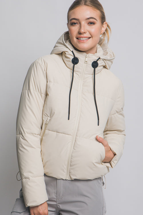 Charity Puffer Jacket (Cream)