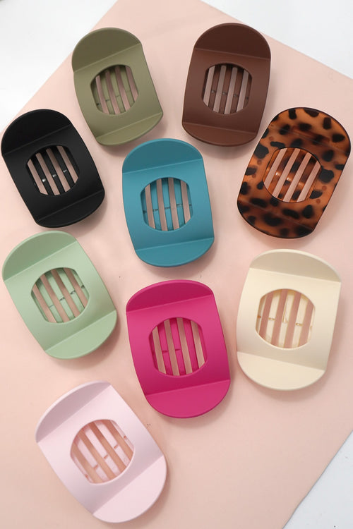 Lay Flat Claw Clips (Multiple Colors)