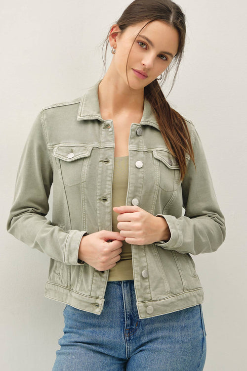 Sasha Trucker Jacket (Fern)