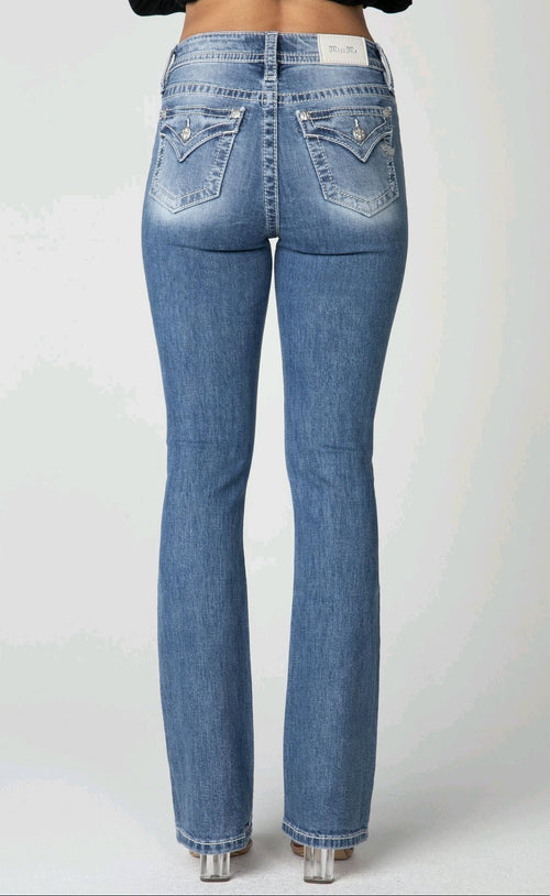 Miss Me Simple Bootcut Jeans