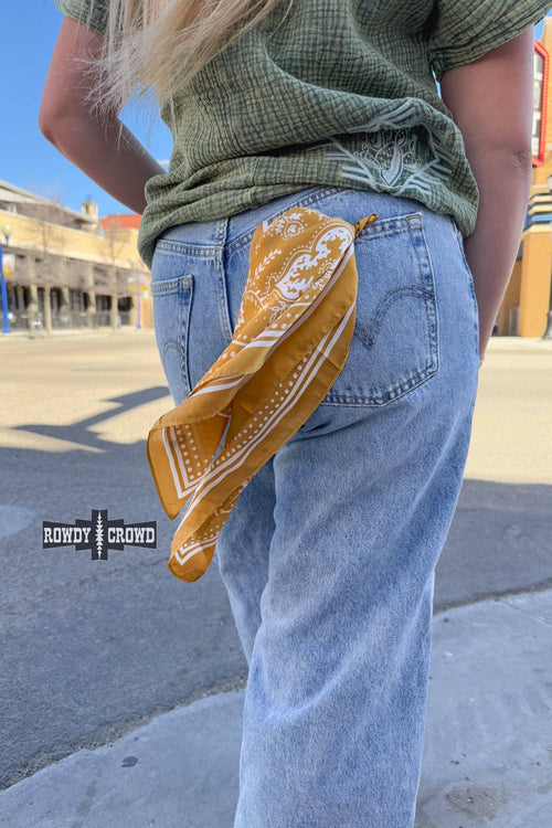Buffalo Bandana Wild Rag (Mustard)