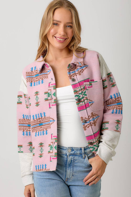 Kalista Aztec Jacket (Rose)
