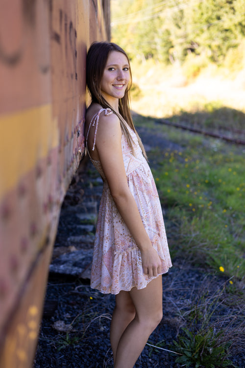 Winny Boho Dress (Ivory)