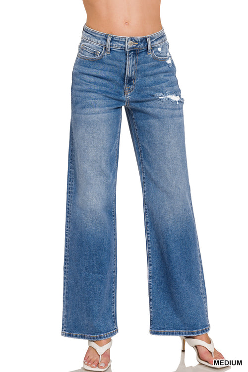 Piper Straight Leg Jeans (Medium Wash)