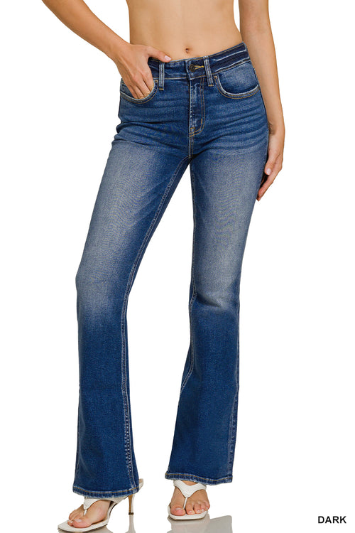 Charlize Bootcut Jeans (Dark Wash)