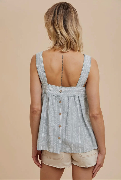 Kiema Smock Tank (Aloe)