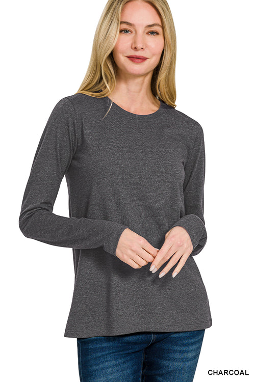 Noelle Top (Charcoal)