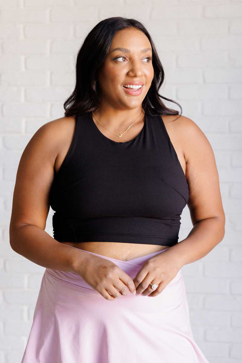 *Online Exclusive* Get Moving Racer Back Crop Tank