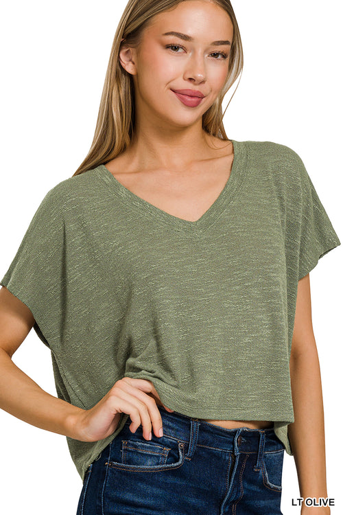 Sarina Top (Light Olive)