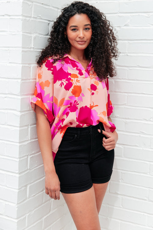 *Online Exclusive* Hazy Cosmic Jive Relaxed Blouse
