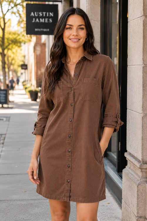 Zula Dress (Soft Silt)