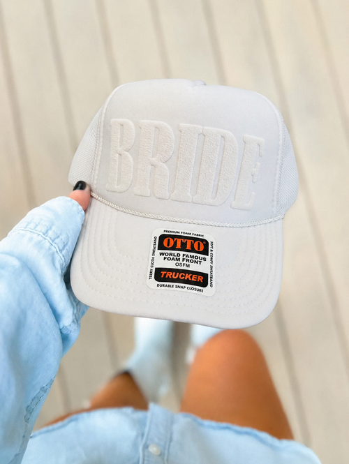Bride Trucker Hat (White)
