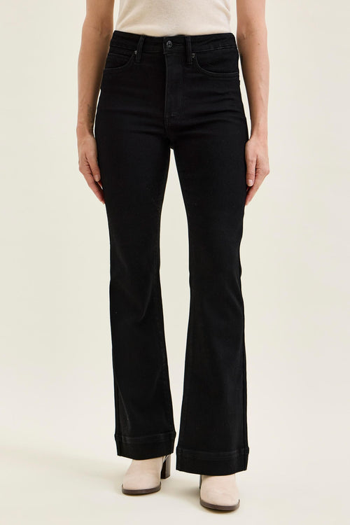 Cassidy Judy Blue Bootcut Jeans (Black)