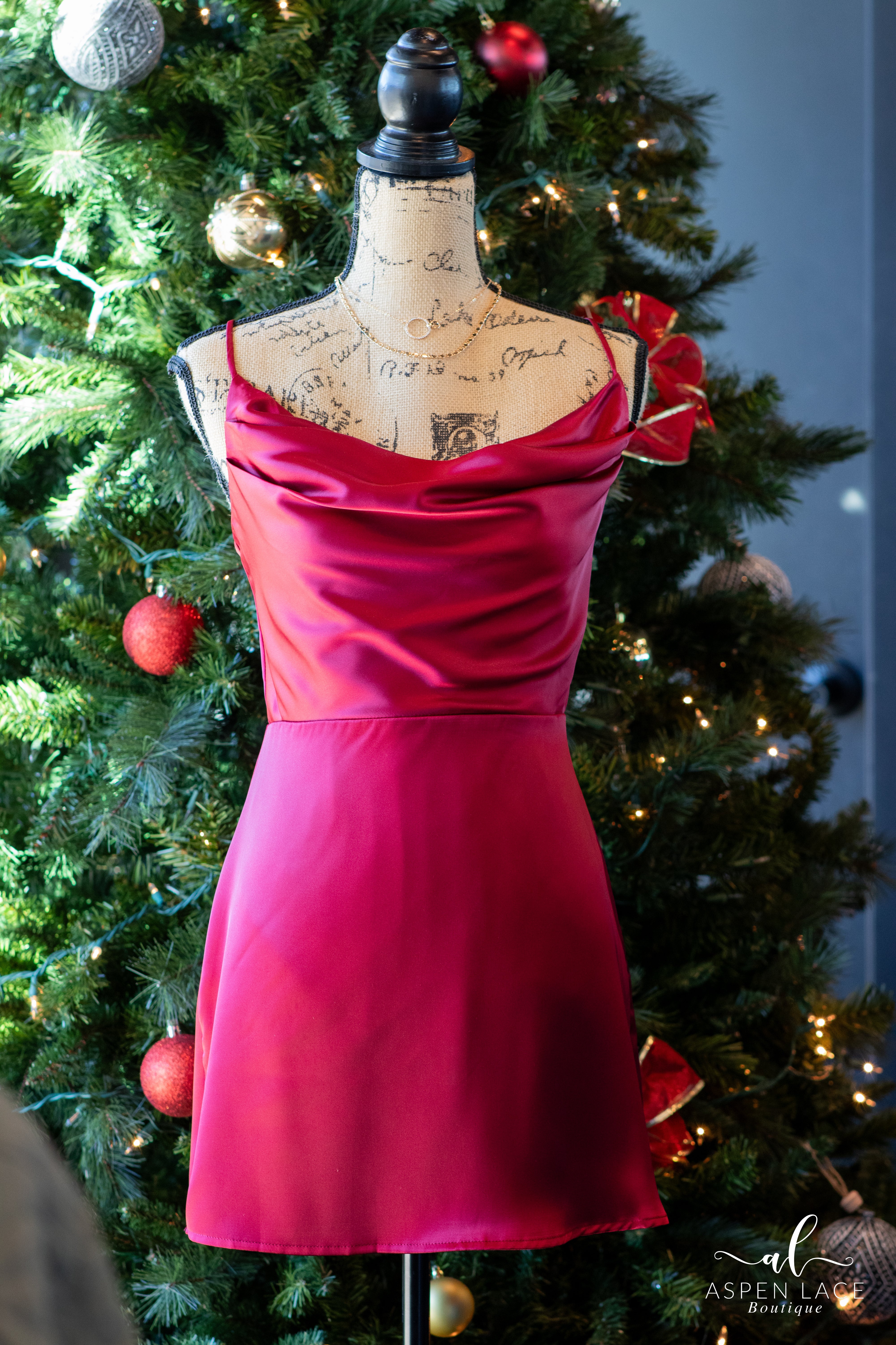 Luxe Reputation Mini Dress (Dark Cherry) Luxe Reputation Mini Dress (Dark Cherry)
