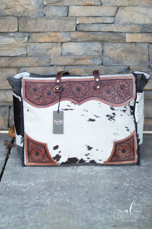 Cartwright Hand Tooled Weekender Bag
