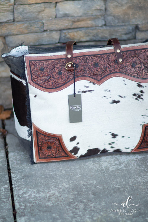 Cartwright Hand Tooled Weekender Bag