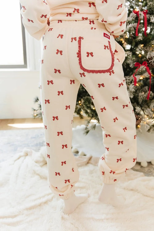 Ampersand Comfort Zone Joggers (Bundled in Bows)