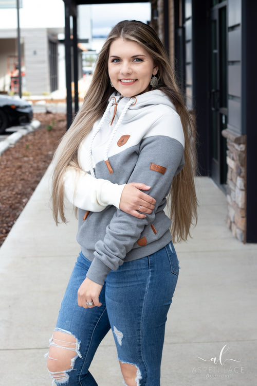 Wanakome Roxy Hoodie (Ash Mix)