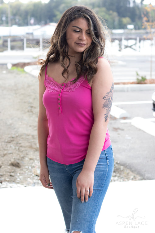 Stephanie Tank (Hot Pink)