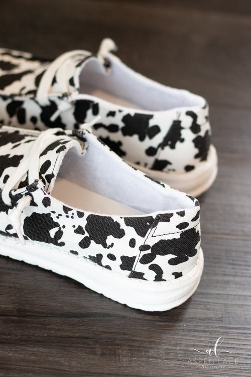 *Outlet* Milk It Slip Ons (Cow)