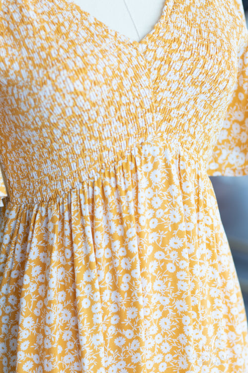 Fawn Mini Dress (Marigold)