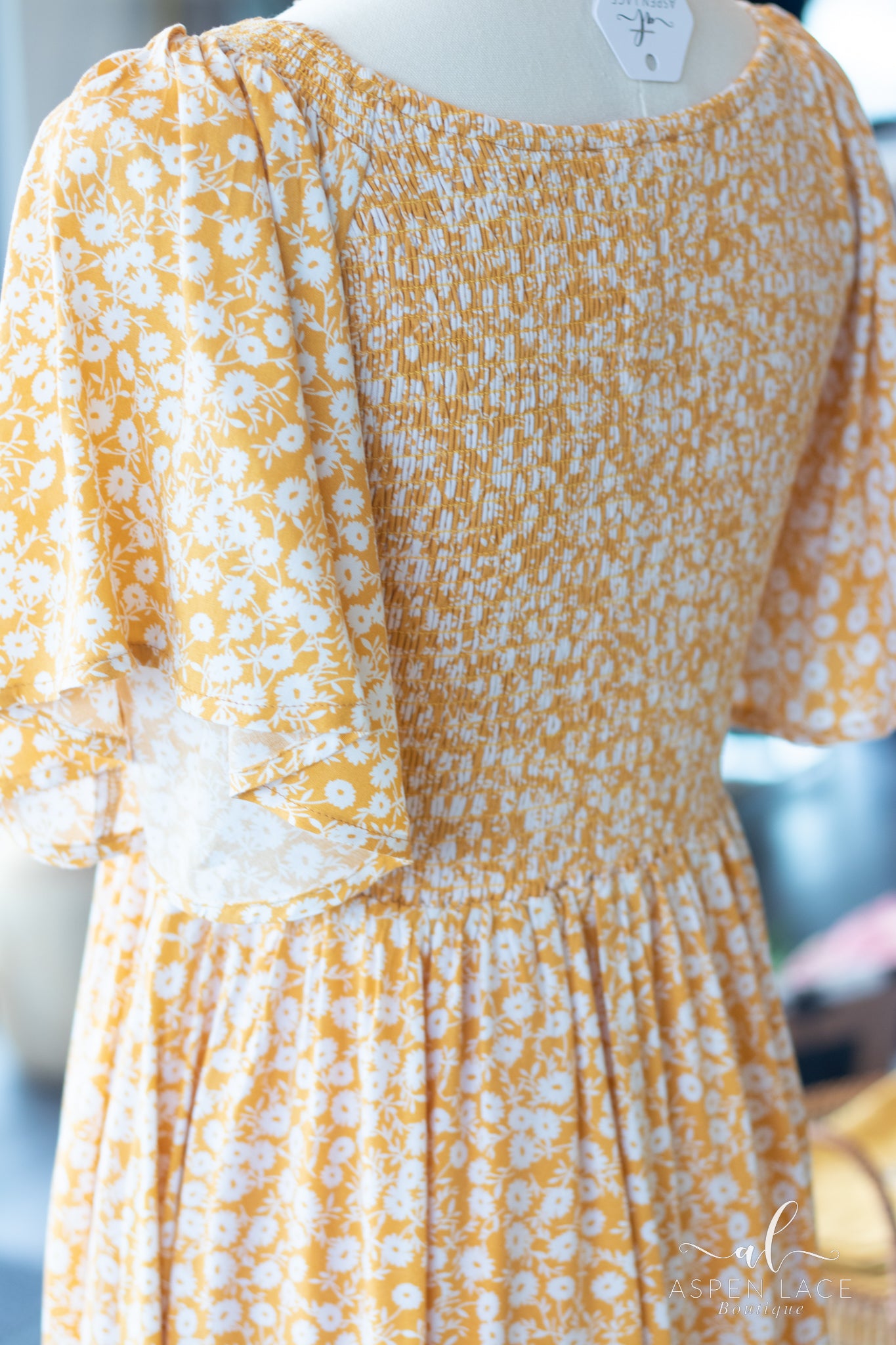Fawn Mini Dress (Marigold)