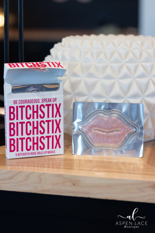 BitchStix Rose Gold Lip Restoration Mask (5 Pack)