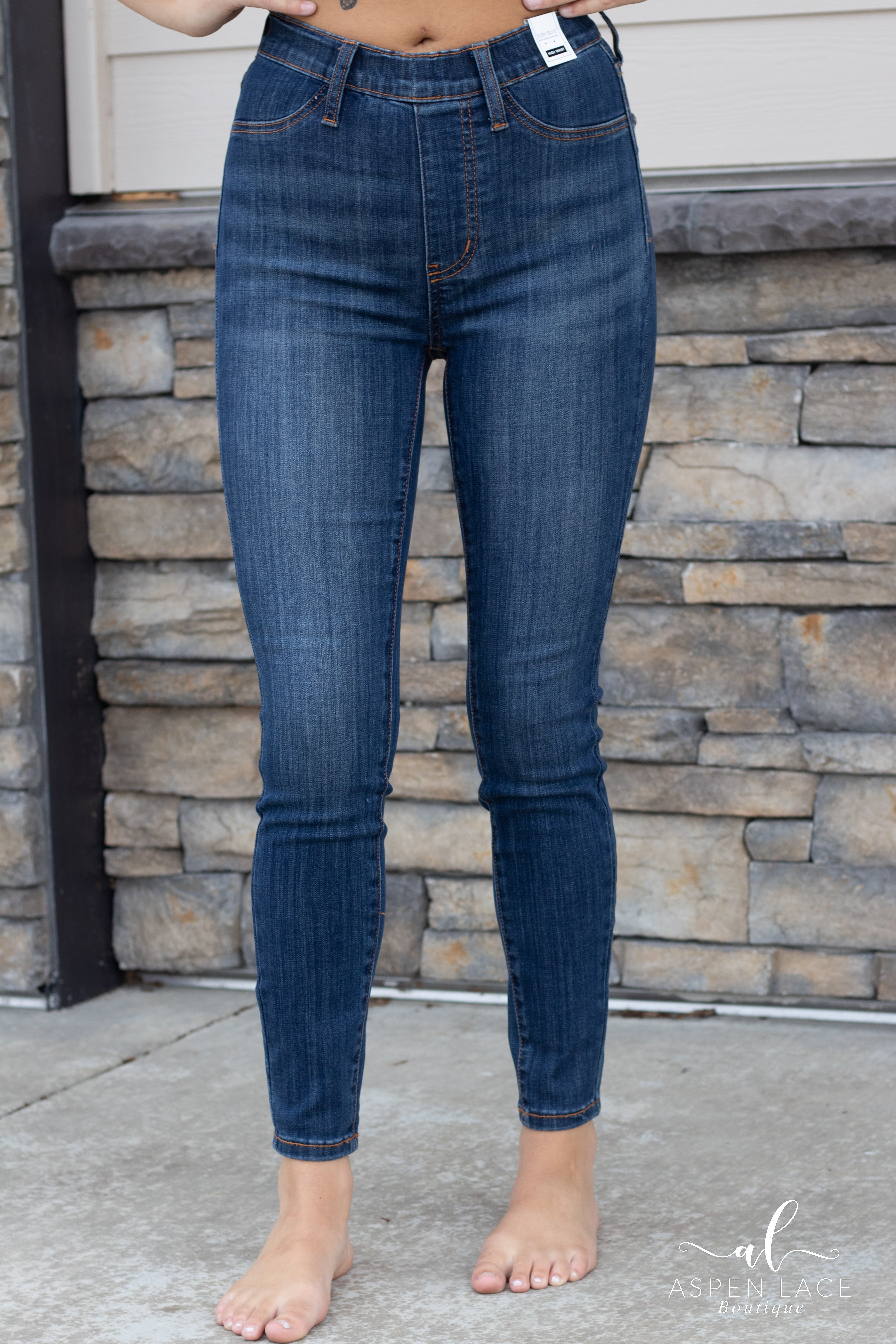 Judy Blue Kory Skinny Jeans (Medium Wash)