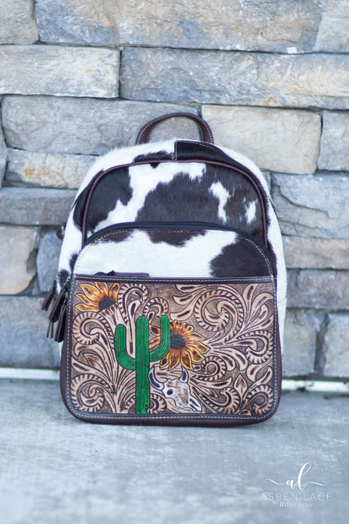 Saguaro Hand Tooled Bag