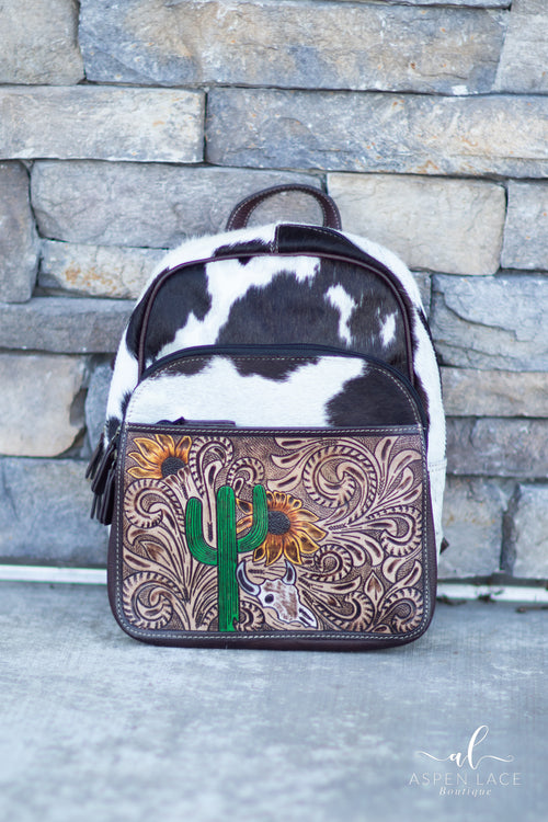 Saguaro Hand Tooled Bag