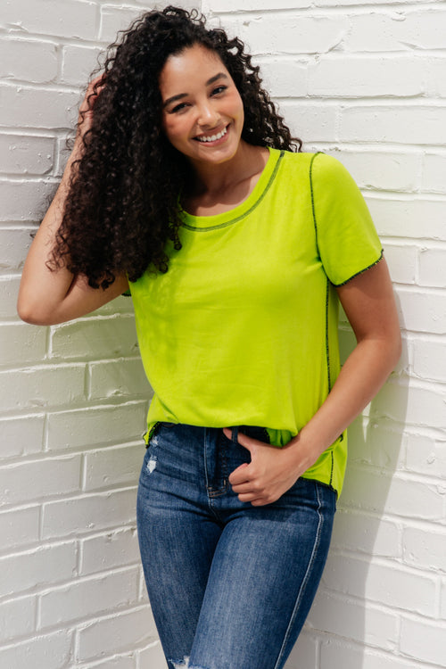 *Online Exclusive* Lemons and Limes Contrast Top