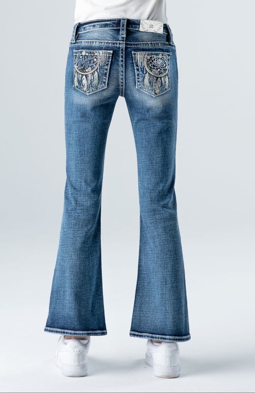 Miss Me Girls Dreamcatcher Bootcut Jeans
