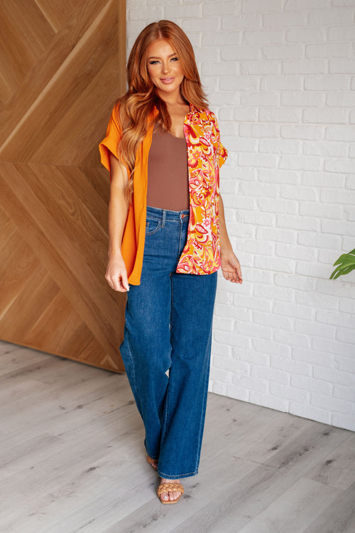 *Online Exclusive* Two Sides To The Story Blouse